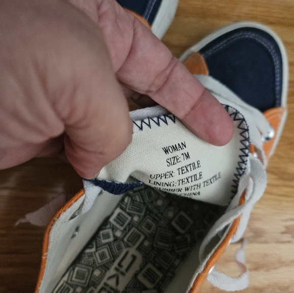 Syracuse Converse style sneakers sz 7 - Picture 5 of 5